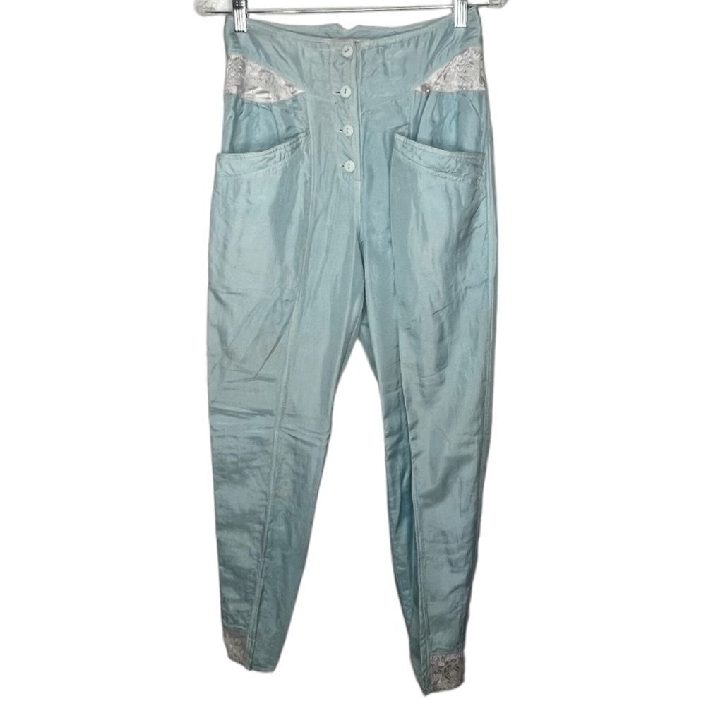 Vintage Sherre's Blue‎ Cotton Pants